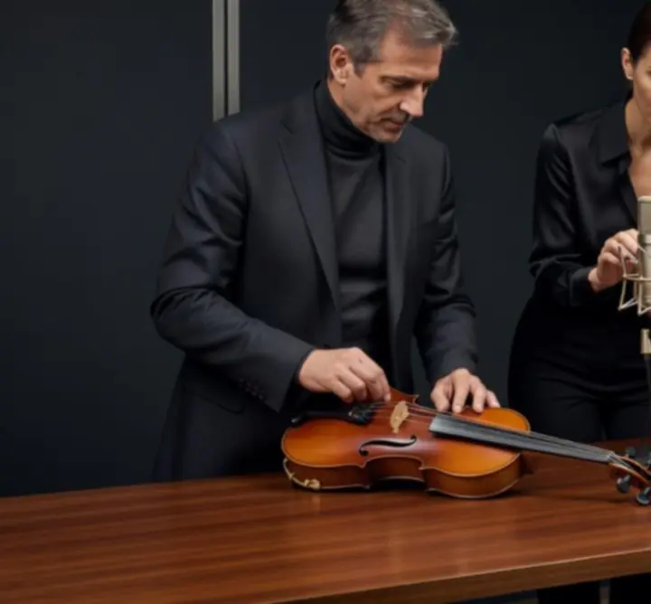 Zespół ekspertów musicstoore podczas inspekcji instrumentu