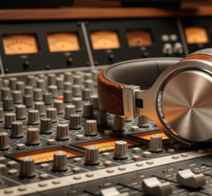 Słuchawki referencyjne podczas sesji monitoringowej